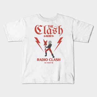 The Clash - Radio Clash // Original Fan Art Designs Kids T-Shirt